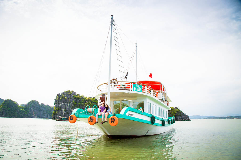 Savor Vietnamese flavors on your full day cruise
